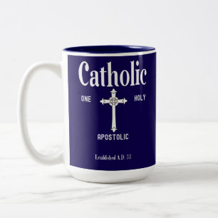 Ein Heiliger Katholischer Apostolischer Kirchen Gl Zweifarbige Tasse