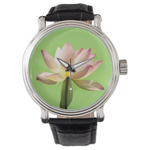 Ein heiliger Lotus. Laxmi lotus Armbanduhr