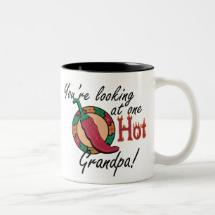 Ein heißer Großvater Zweifarbige Tasse
