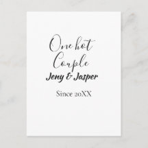 Ein heißes Paar fügt Namen seit 20XX Jahr Datum hi