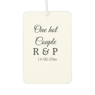 Ein heißes Zusatzpaar Name Anfangsbuchstabe Textda Autolufterfrischer