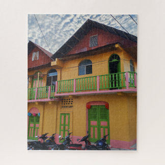 Ein helles farbenfrohes Zuhause Puzzle