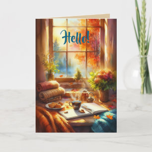 EIN HELLO DENKEN AN IHRE KARTE