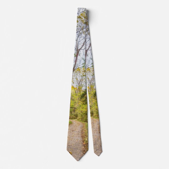Ein Herbst Runge Walk Neck Tie Krawatte (Vorderseite)