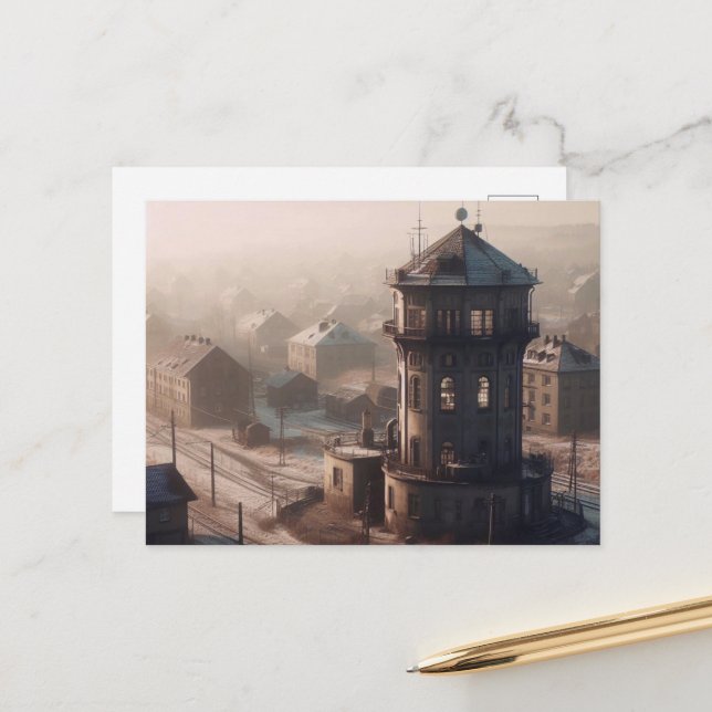 Ein Herbsttag Feiertagspostkarte (Vorderseite/Rückseite Beispiel)