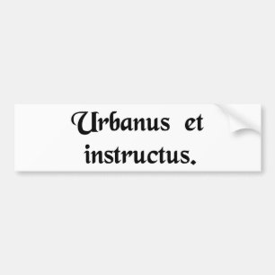 Ein Herr und ein Gelehrter Autoaufkleber