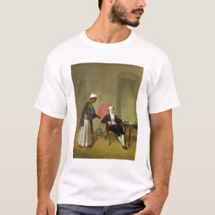 Ein Herr, vielleicht William Hickey und sein Indi T-Shirt