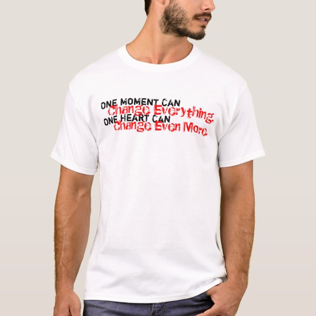 Ein Herz für Änderung - Japan-Entlastungs-Shirts T-Shirt (Vorderseite)