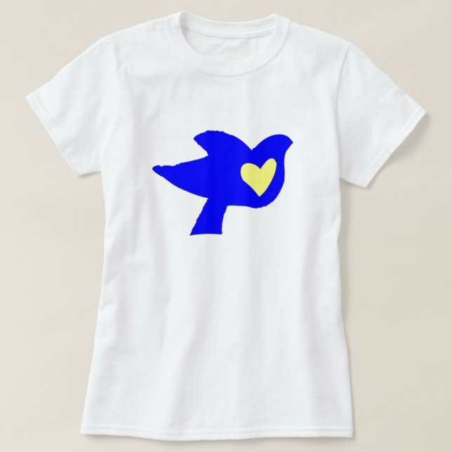 ein Herz für die Ukraine T-Shirt (Design vorne)