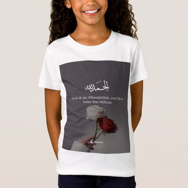 Ein Herz gefüllt mit Dankbarkeit T-Shirt (Vorderseite)