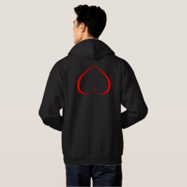 EIN HERZ IN DISTREUE Rot Hoodie
