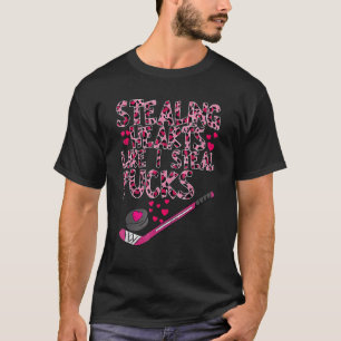 Ein Herz stehlen wie ich Pucks stehle Leopard Vale T-Shirt