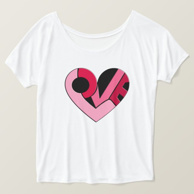 Ein Herz voller Liebe T-Shirt (Design vorne)