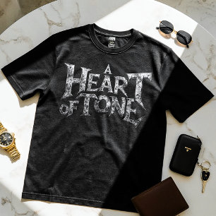 Ein Herz von Stone - Motivierend Design-T - Shirt