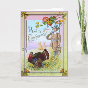 Ein herzlicher Erntedank - Erntedank-Karte Feiertagskarte