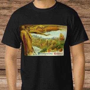Ein herzliches Erntedankfest; Indischer Mais und H T-Shirt
