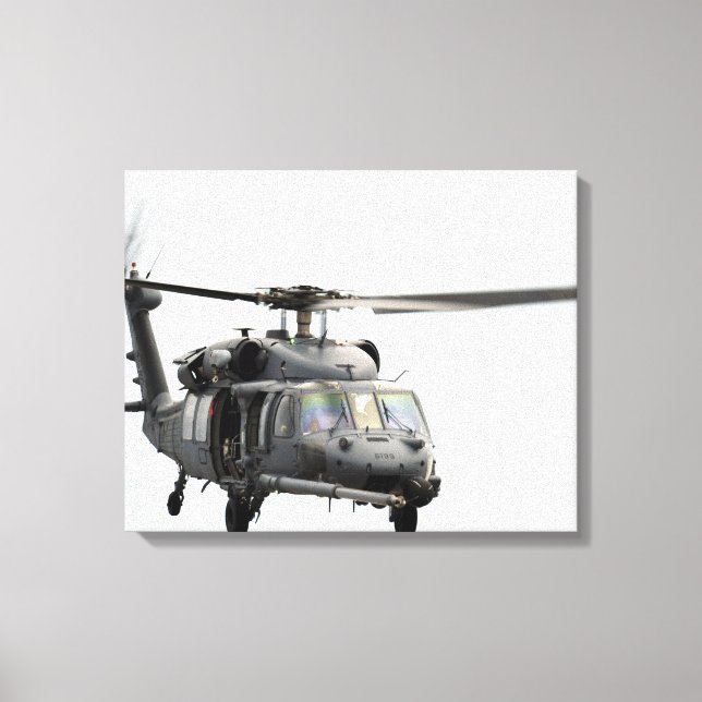 Ein HH-60 Pave Hawk Hubschrauber Leinwanddruck (Vorderseite)
