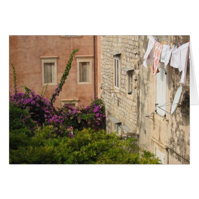 Ein Hinterhof in Dubrovnik (Vorderseite (Horizontal))