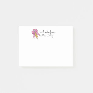 Ein Hinweis aus dem Lehrerstil Post-it Klebezettel