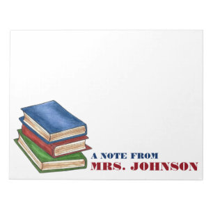 Ein Hinweis aus den Büchern der Personalisierten L Notizblock