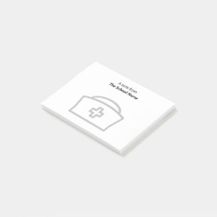 Ein Hinweis aus den Post-it-Notizen zur Schulkrank Post-it Klebezettel