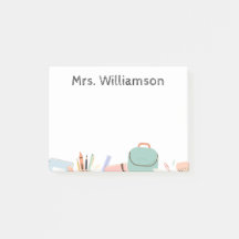 Ein Hinweis des Lehrers nach dem Ende des Schreibe