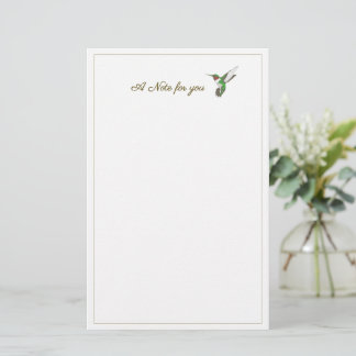 Ein Hinweis für die fröhliche Stationery von Hummi Briefpapier
