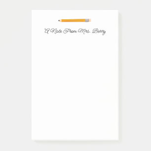 Ein Hinweis von Lehrerstift Post-it Klebezettel