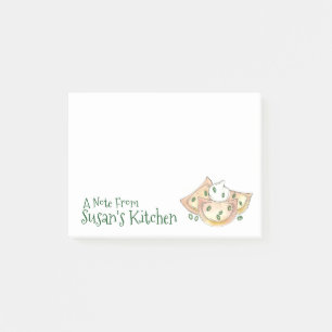 Ein Hinweis von Personalisierten Pierogies Küche F Post-it Klebezettel