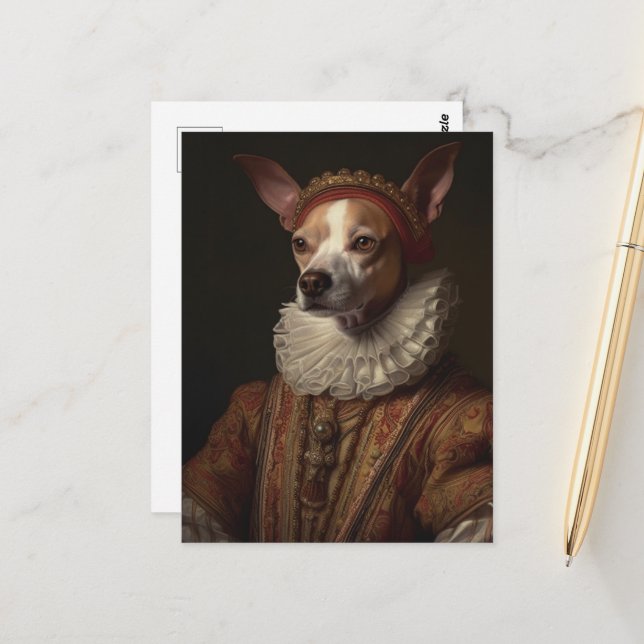Ein historisches Dog-Portrait Postkarte (Vorderseite/Rückseite Beispiel)
