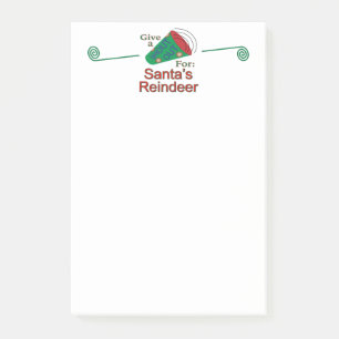 Ein Hoch auf Santas Rentiere Post-it Klebezettel