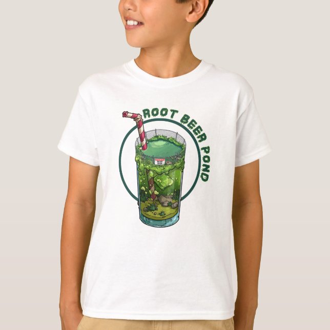 Ein hohes Glas Root Beer Teich T-Shirt (Vorderseite)