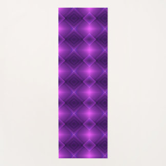Ein hohes Lesezeichen mit einem lebendigen, violet Yogamatte