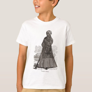Ein Holzschnittbild von Harriet Tubman, bis 1869 T-Shirt