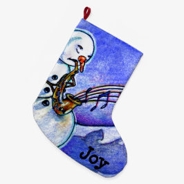Ein Horn für das Spielen Großer Weihnachtsstrumpf