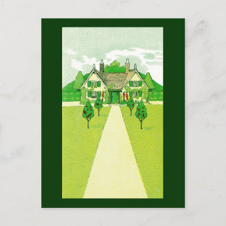 Ein Hübsches kleines Haus Postkarte
