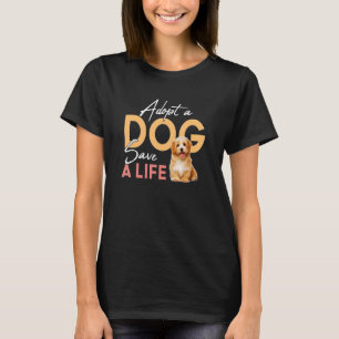 Ein Hund adoptiere eine Rettungshüdlerin Gerettet T-Shirt