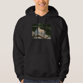 Ein Hund an einem Teich Hoodie