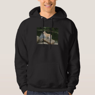 Ein Hund an einem Teich Hoodie
