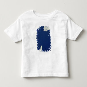 Ein Hund, der am Mond heult Kleinkind T-shirt