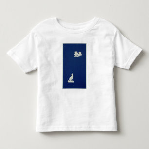 Ein Hund, der am Mond heult Kleinkind T-shirt