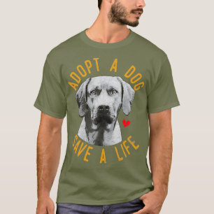 Ein Hund Rette ein Rhodesier-Geschenk für Leben T-Shirt