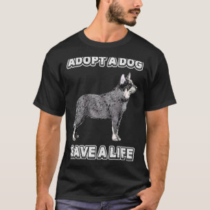 Ein Hund Rette einen lebensfähigen Tierrettungsdie T-Shirt