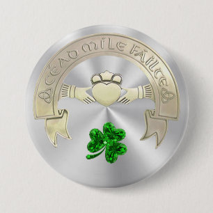 Ein Hunderttausend begrüßt Button