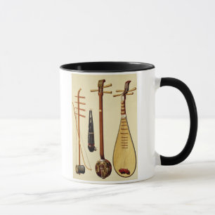 Ein huqin und ein Bogen, ein sheng, ein sanxian Tasse