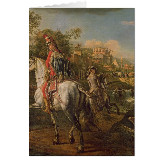 Ein Hussar zu Pferd, 1773 (Vorne)