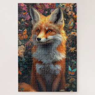 Ein hyperrealistischer Fuchs Puzzle