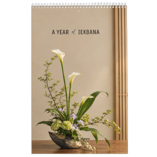 Ein Ikebana-Kalender für ein Jahr Kalender