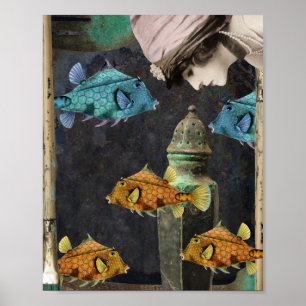 Ein imaginäres Unterwassererlebnis Poster