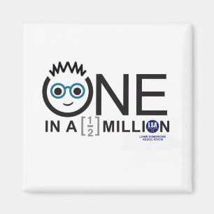 Ein in einer halben Million Logo - Magnet